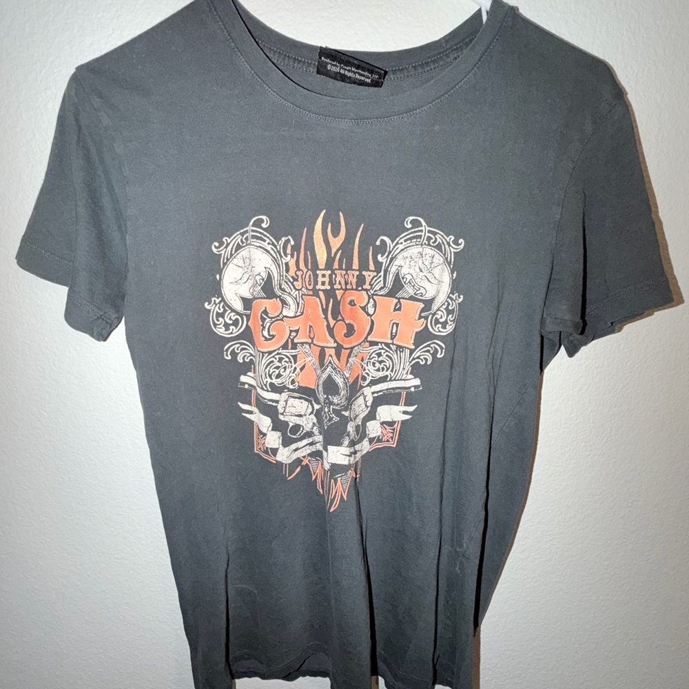 Jonny Cash Gray Graphic Tee